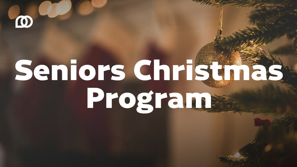 Seniors Christmas Program