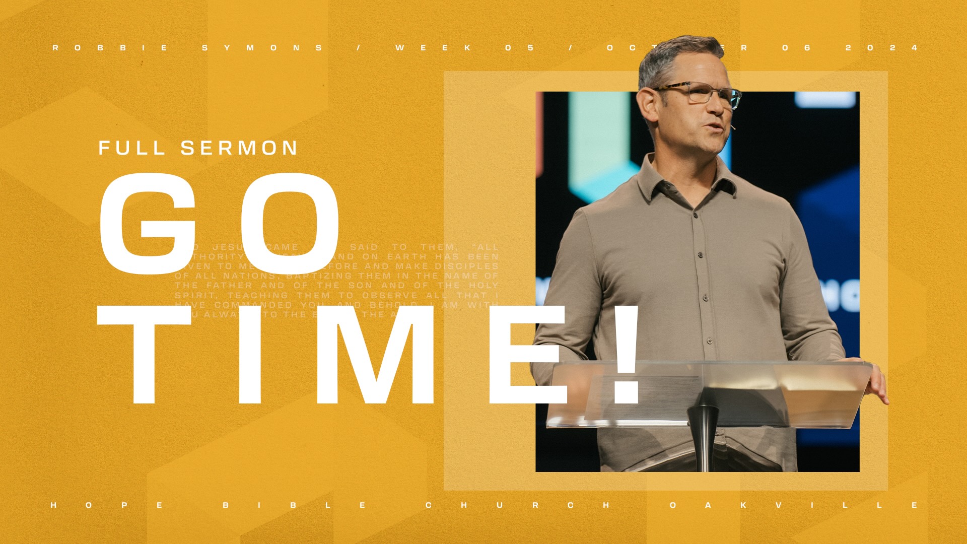 Go Time | An Essential Mindset