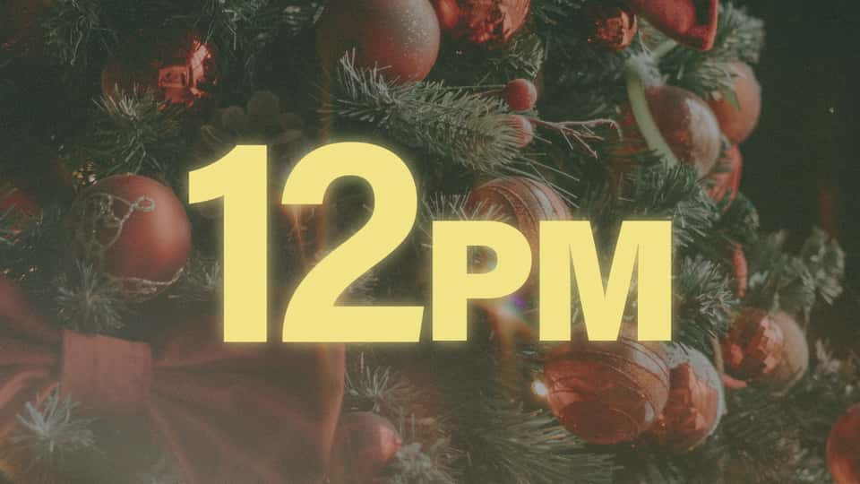 12:00PM Christmas Eve Service