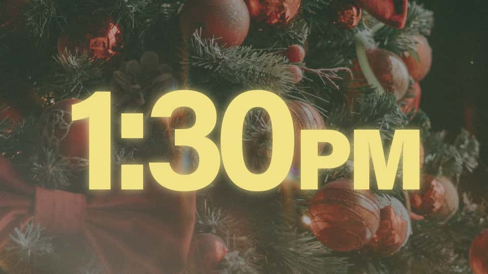 1:30PM Christmas Eve Service