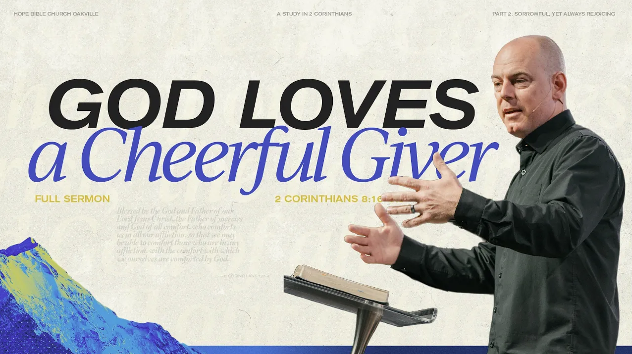 God Loves A Cheerful Giver