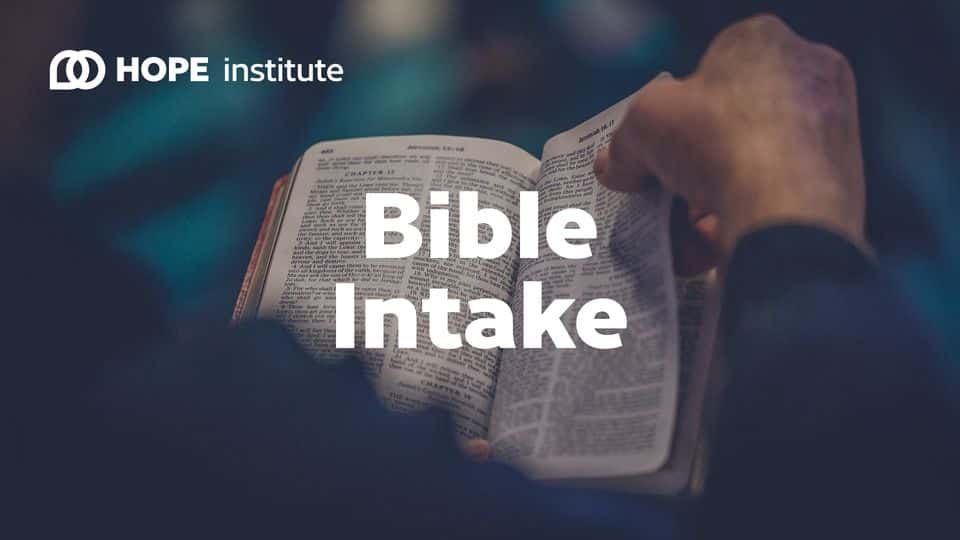 Bible Intake: Savouring God's Word Through Meditation and Memorization