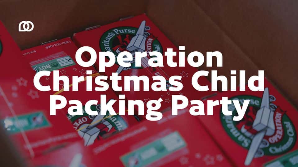 Operation Christmas Child Shoebox Packing Party