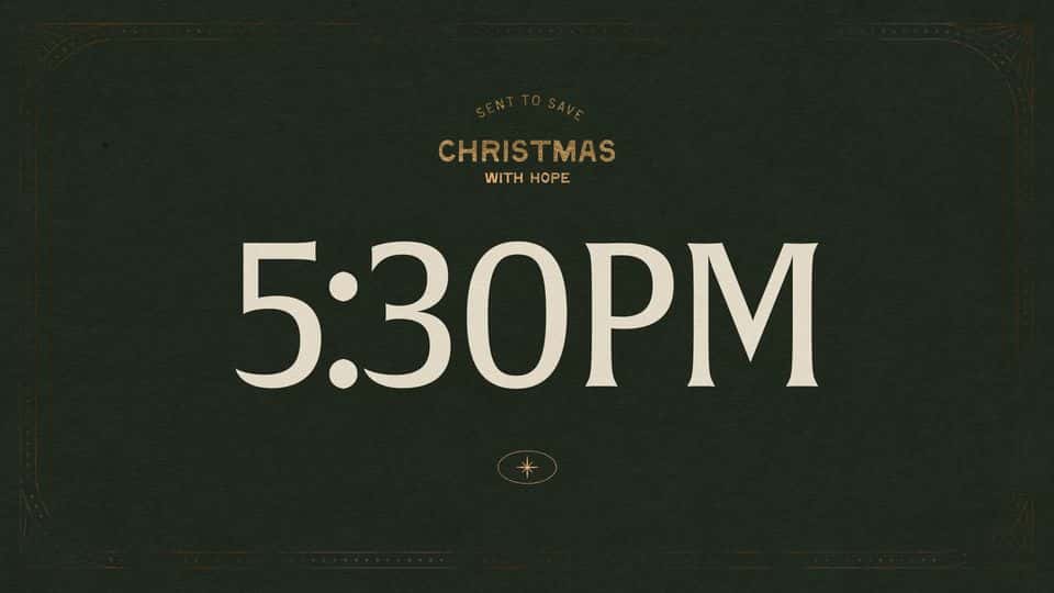 5:30PM Christmas Eve Service
