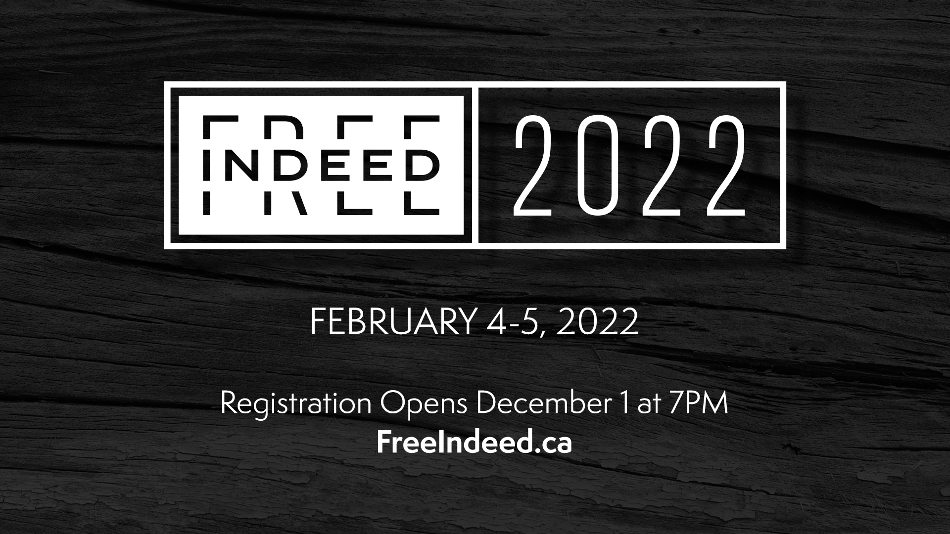 Free Indeed Registration 2022